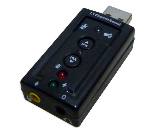 Foto Power Star Tarjeta de sonido externa USB Soft 7.1 - CS-USB-71