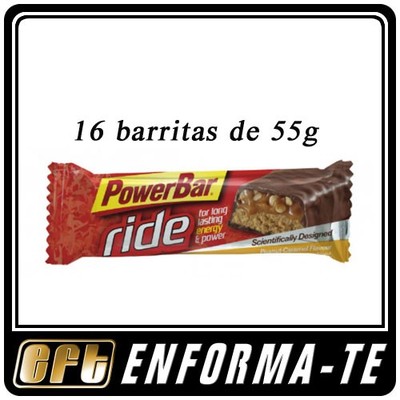 Foto Powerbar Barritas Ride, 16 X 55g Chocolate Caramelo, Proteína (32,84€/kg)