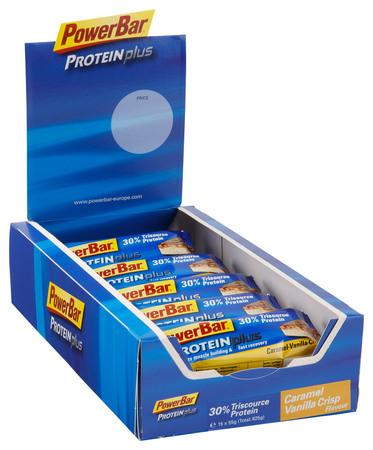 Foto PowerBar ProteinPlus 30% Caramel-Vanilla Crisp 15x55g