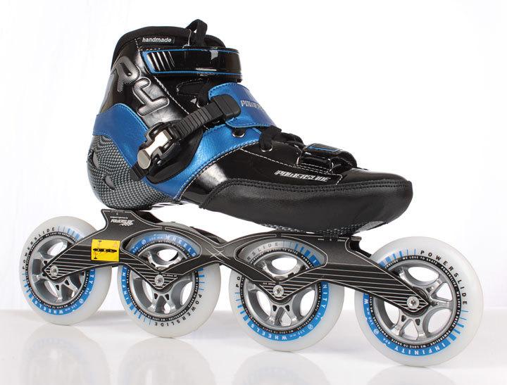 Foto Powerslide R4 negro/azul Patines de velocidad 2013