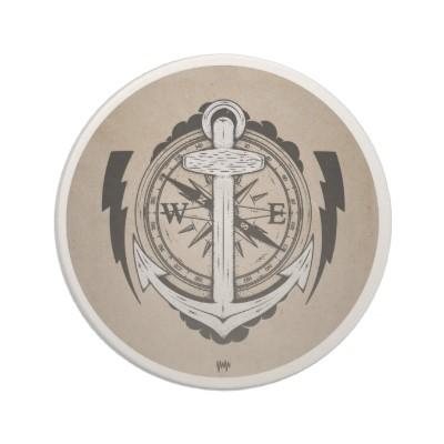 Foto Práctico de costa del ancla Posavasos Personalizados