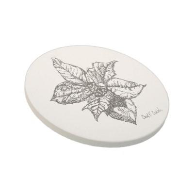 Foto Práctico de costa del Poinsettia Posavasos Diseño