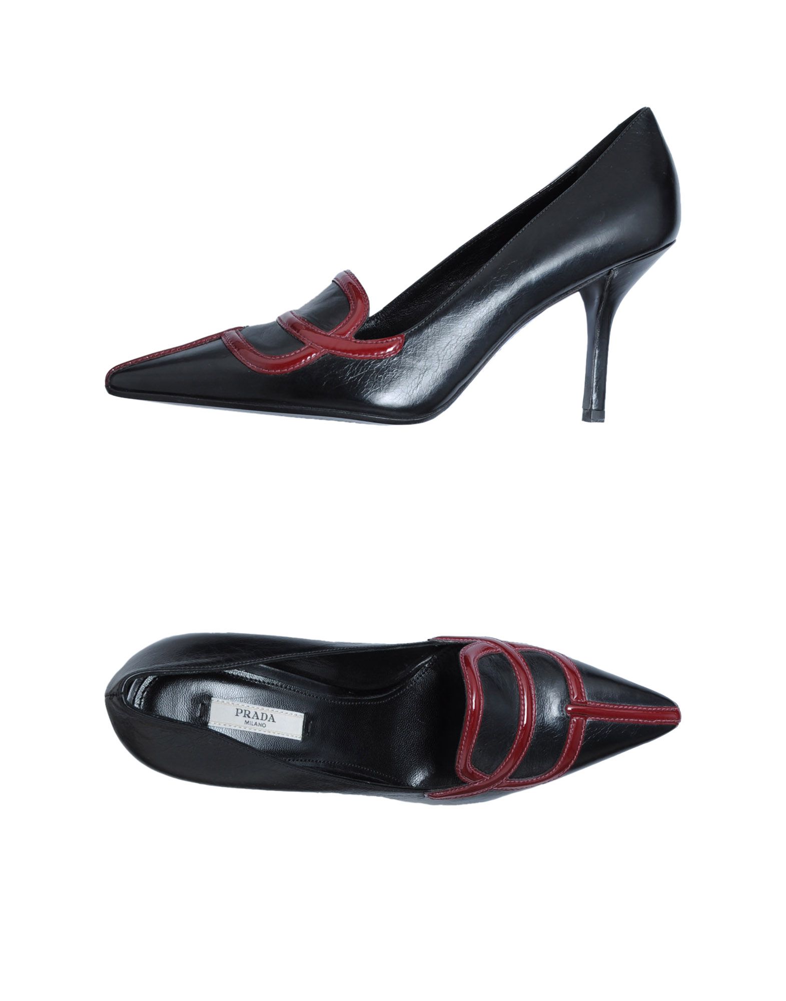 Foto Prada Mocasines De TacóN Mujer Burdeos