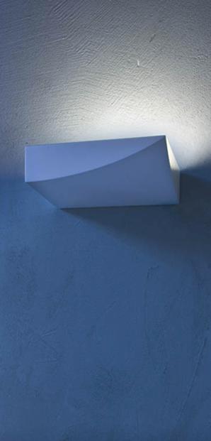 Foto Prandina Lembo W1 Cubrir con policarbonato transparente , blanco brillante Wandleuchte