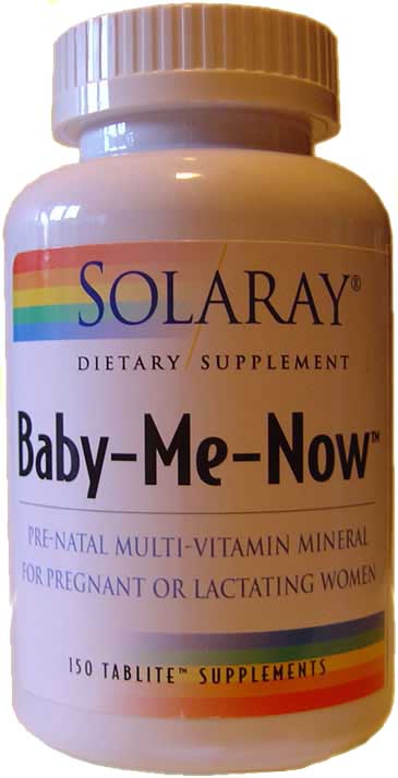Foto Pre-Natal Multi BabyMeNow Vit,minerales embarazo,lactancia 150tb