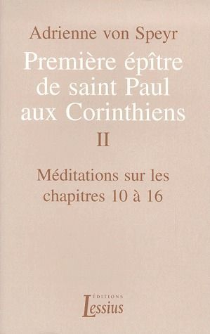 Foto Premier épître de saint-Paul aux Corinthiens t.2