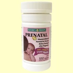 Foto Prenatal fórmula - 100 comprimidos - natures's bounty