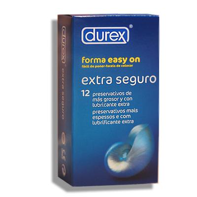 Foto Preservativos Durex Extra Seguros 12Uds
