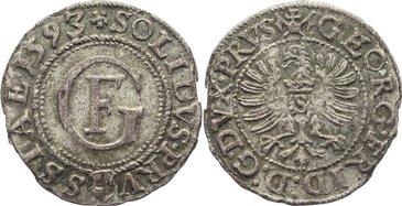 Foto Preußen, Herzogtum (Ostpreußen) Schilling 1593