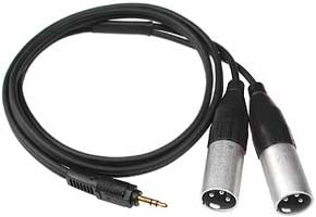 Foto pro snake Adapter Cable XLR - Mini Jack