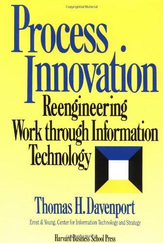 Foto Process Innovation: Reengineering Work Through Information Technology