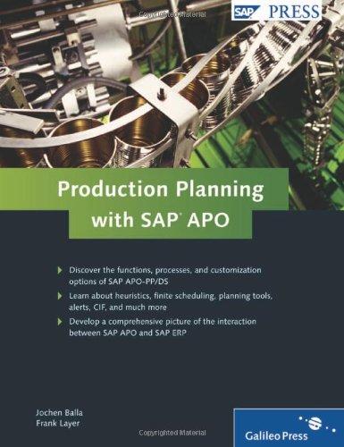 Foto Production Planning with SAP APO