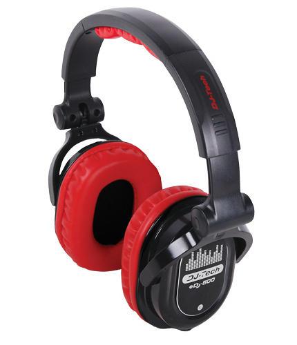 Foto professional dj headphones chris garcia + software pack dj tech edj500