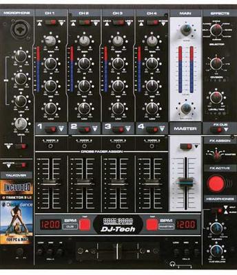 Foto Professional Dj Mixer With Effects And Bpm Counter Dj Tech Ddm3000