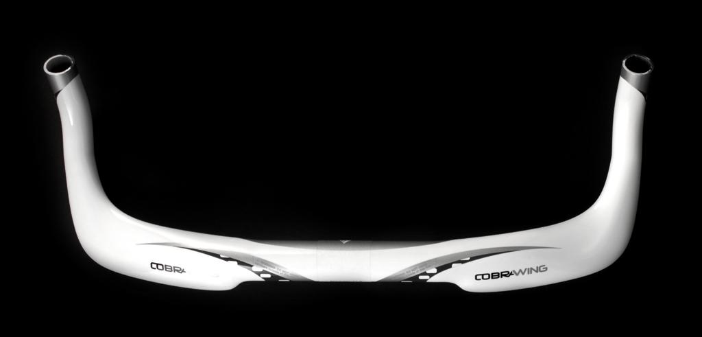 Foto Profile Design T2 Cobra Wing Manillar para triatlón blanco/negro, ...