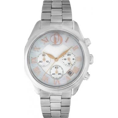 Foto Project D Ladies Chronograph Steel Watch Model Number:PDB005-C-07