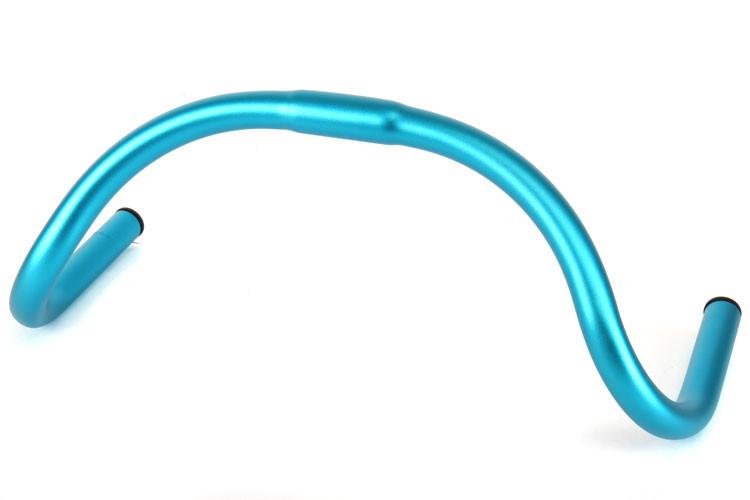 Foto Projekt Fixie - Colored Fixed Gear Track Pista Drop Bar Handlebars 25.4 Blue