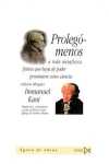 Foto Prolegomenos a toda metafisica futura que haya de poder presentar