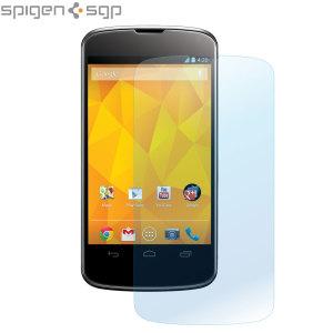 Foto Protector de pantalla Nexus 4 Anti manchas de Spigen SPG