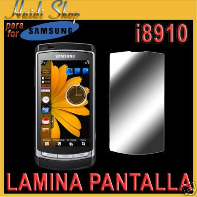 Foto Protector Pantalla Lamina Samsung I8910 I-8910 Omnia Hd