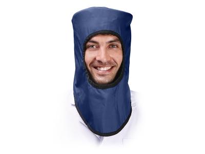 Foto protector plomado para cabeza y tiroides color azul