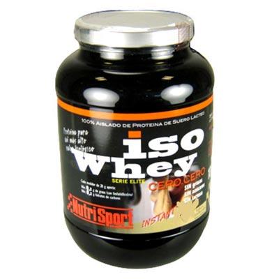 Foto Proteinas nutrisport iso whey cero 1kg choco