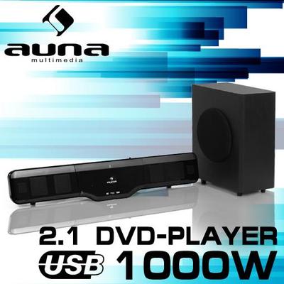 Foto proyector sonido 2.2 subwoofer-barra sonido 2.1  reproductor dvd auna vb-sr 1k