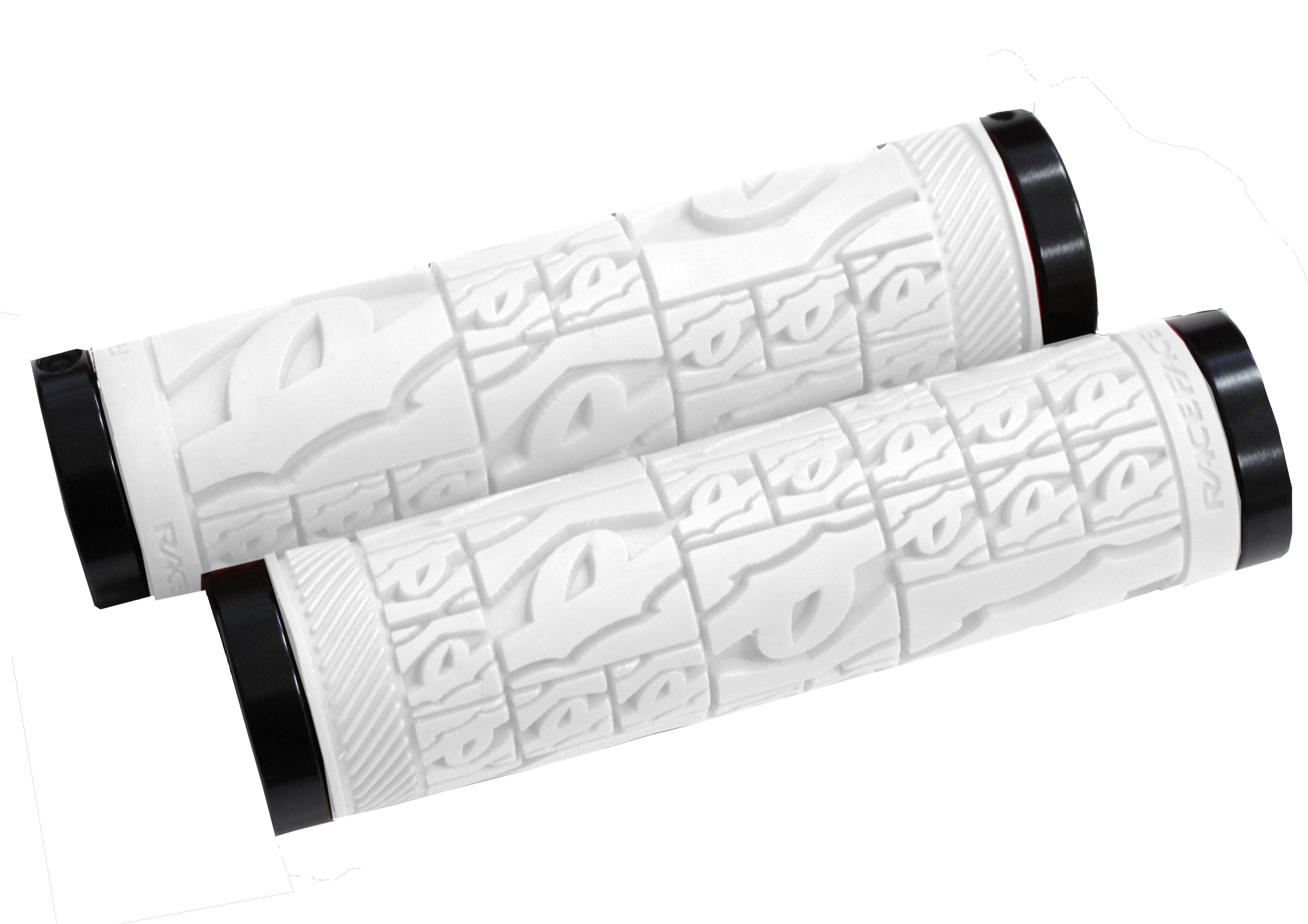 Foto Puño de bicicleta Race Face Lock-On Strafe white blanco