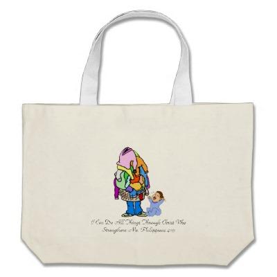 Foto Puedo hacer todas las cosas a través del bolso de Bolsas