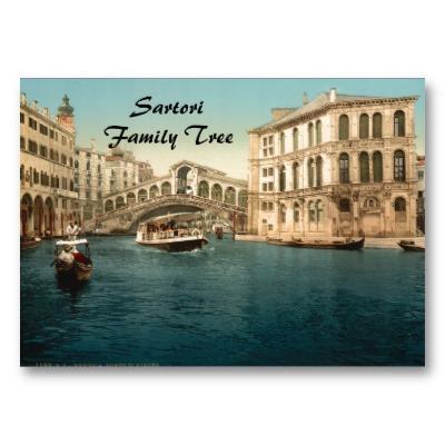 Foto Puente y Gran Canal, Venecia, Italia de Rialto Tarjeta Personal