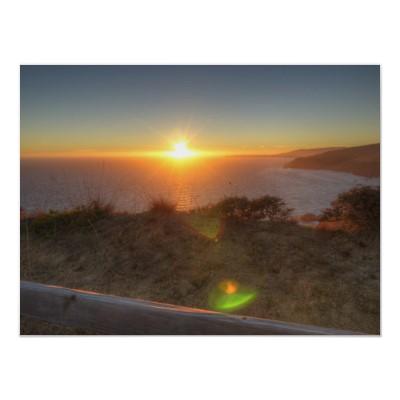 Foto Puesta del sol de la playa de Muir Impresiones