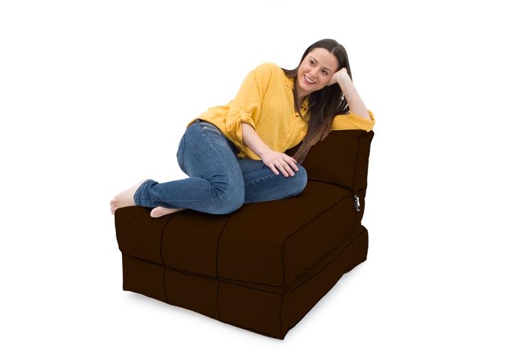 Foto Puff Cama - Beddy Marrón