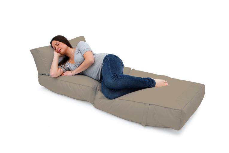 Foto Puff Cama - Beddy Taupe