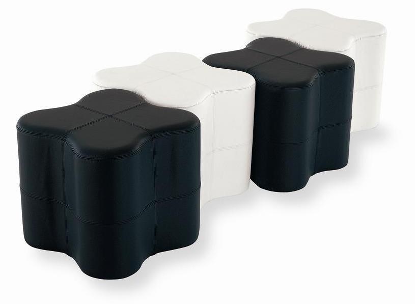 Foto Puffs de piel Puzzle Pouf - Emmei