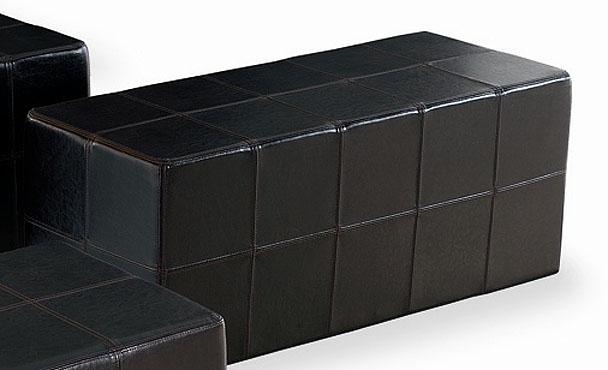 Foto Puffs de piel Square 2 - Emmei