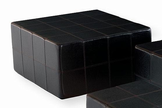 Foto Puffs de piel Square 3 - Emmei