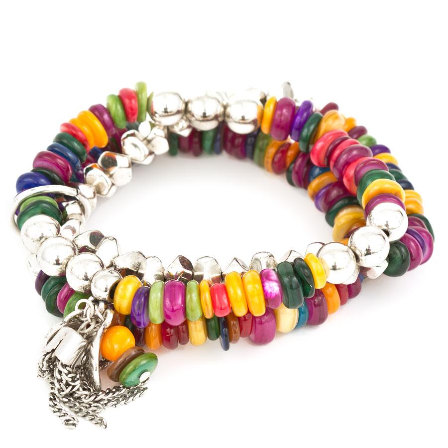Foto Pulsera anillas colores
