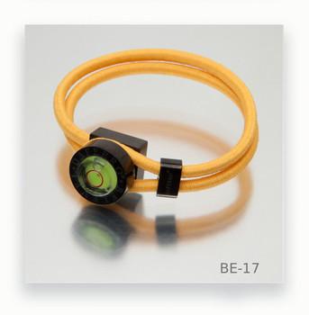 Foto Pulsera Daferro Elastica Amarilla Acero Negro Belevel
