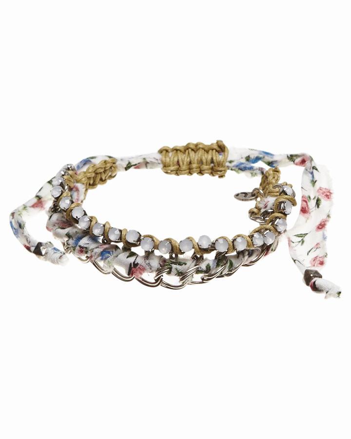 Foto Pulsera De Eslabones De Classics77, Plata Pulida - Verde