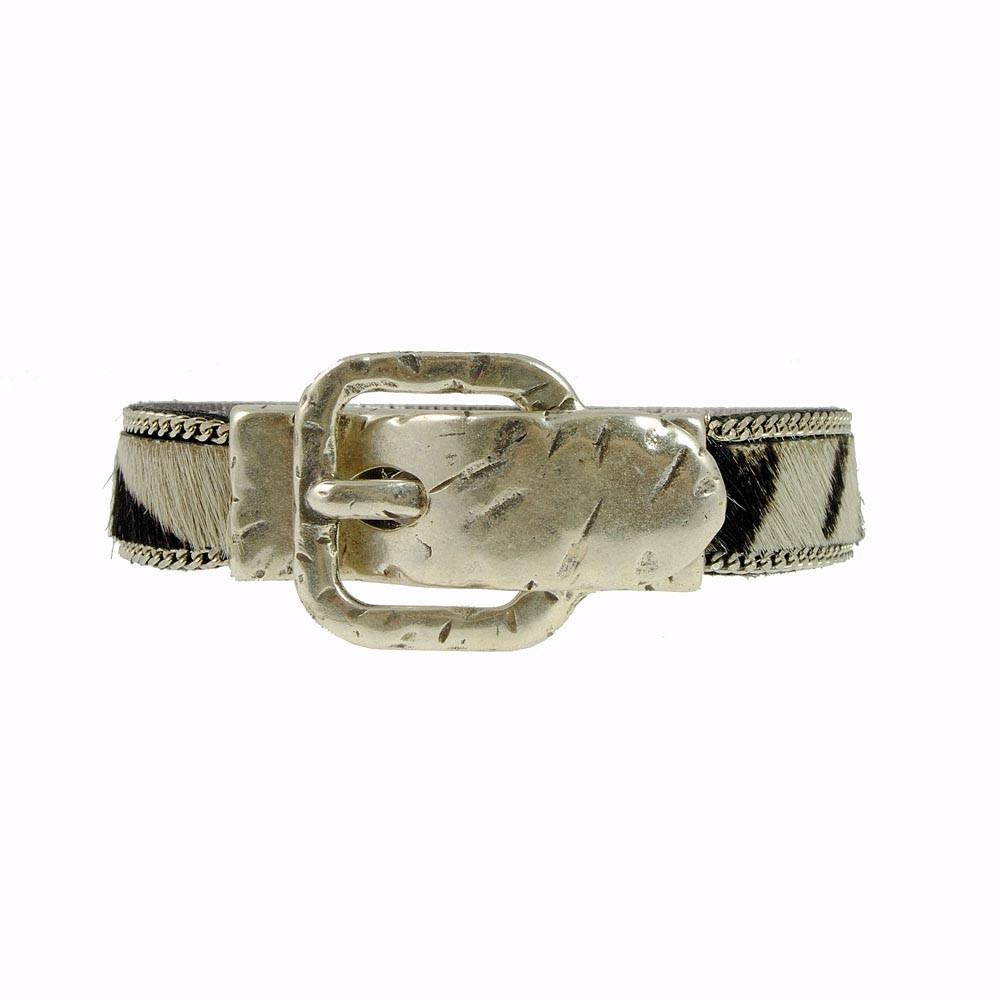 Foto Pulsera de piel pelo de potro