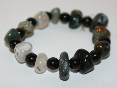 Foto Pulsera El�stica Piedras Variadas