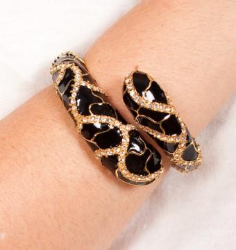 Foto pulsera negra lola casademunt serpiente