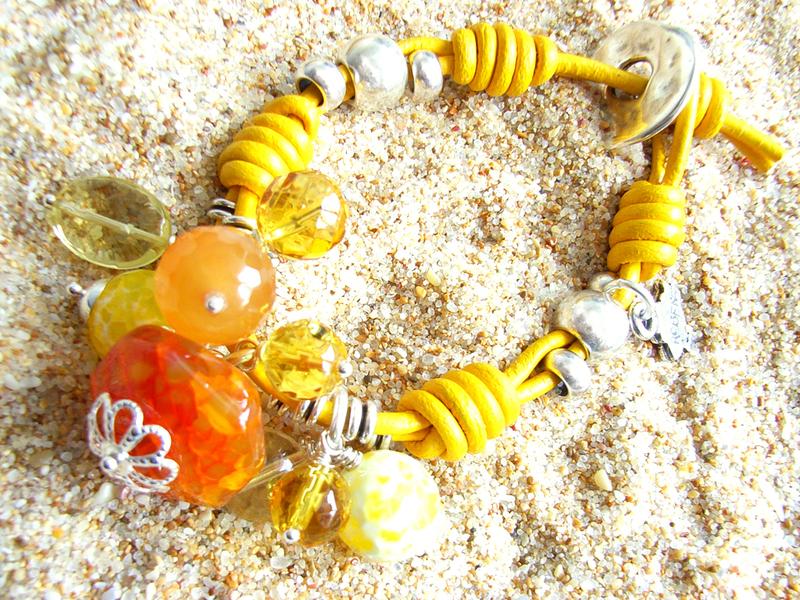 Foto Pulsera Taurere Citrino.