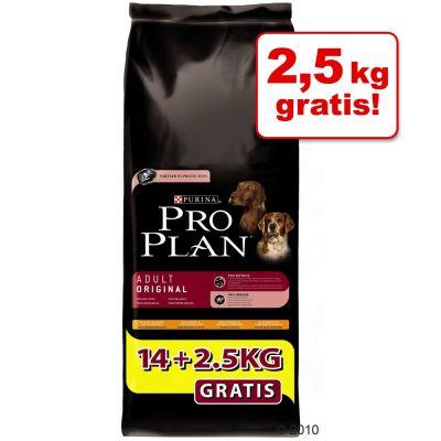 Foto Purina Pro Plan: 14 kg 2,5 kg gratis! - Adult Original pollo y arroz