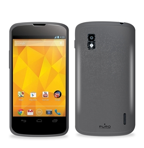 Foto Puro Funda Minigel Negro Ahumado LG Nexus 4 E960