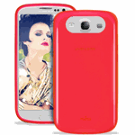 Foto Puro® Carcasa Fluo Roja Para Samsung Galaxy S3
