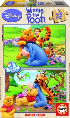 Foto Puzzle 2 X 25 Piezas Winnie The Pooh De Disney De Puzzles Educa 8-14503