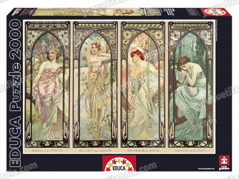 Foto Puzzle 2000 los momentos del dia, a. mucha