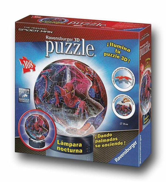 Foto Puzzle 3d spiderman lampara de ravensburger