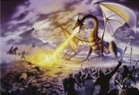 Foto Puzzle Ataque Del Dragon 300 Piezas